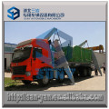 3 axle Beside hydraulic loading container semi trailer with automatic balance adjustment